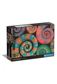 Puzzle 500 el. Compact Curly Tails Clementoni