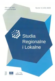Studia Regionalne i Lokalne 4/2025