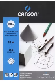 Canson Blok techniczny A4 180g biay 10 kartek