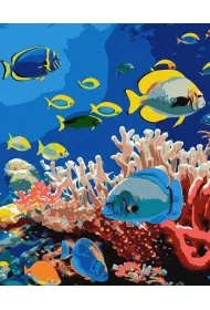 Ideyka Malowanie po numerach - �ycie oceanu 40x50cm