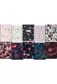 Top-2000 Zeszyt A5 Secret Garden kratka 80 kartek 5 szt.