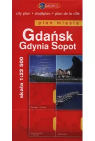 Gda�sk Gdynia Sopot plan miasta 1:22 500