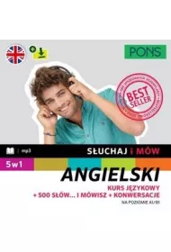 S�uchaj i m�w PONS angielski pakiet 5w1 A1/B1 z nagraniami w. 2