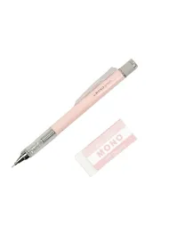 Tombow O��wek automat, Mono Graph 0,5mm pastel + gumka