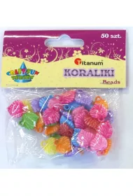 Titanum Koraliki liscie 50 sztuk PD069 bpz *
