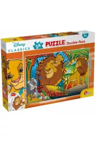 Puzzle dwustronne 24 el. Kr�l Lew Lisciani