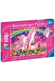 Puzzle XXL 100 el. Jednoro�ec Brokat Ravensburger
