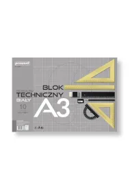Penword Blok techniczny A3 Premium bia�y 160g 10 arkuszy