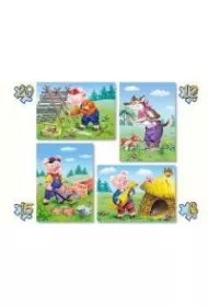 Puzzle 4w1 8+12+15+20 el. Trzy �winki Castorland