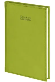 Kalendarz naucz. 2026/2027 A5 tyg. Vivella seledyn