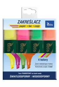 Tetis Komplet zakre�laczy p�askich 4 szt.