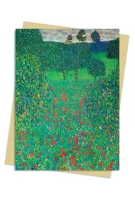 Flame Tree Karnet B6 Pole mak�w Gustav Klimt