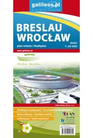 Wroc�aw Breslau plan miasta