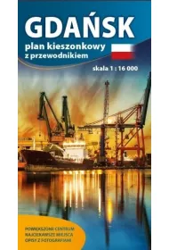 Plan kieszonkowy z przewod. - Gda�sk 1:16 000