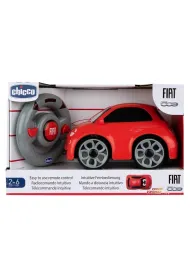Fiat 500 z pilotem czerwony Chicco