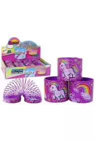 Spr�yna fioletowa jednoro�ec 6cm LeanToys