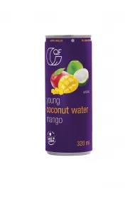 Quality Food Woda kokosowa z sokiem z mango 320 ml