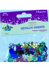 Titanum Cekiny metaliczne mix