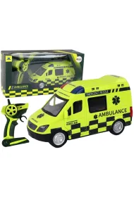 Ambulans R/C �wiat�o ��ty LeanToys