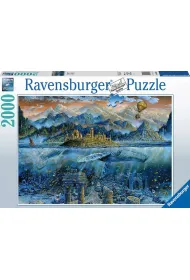 Puzzle 2000 el. 2D Wieloryb m�dro�ci Ravensburger