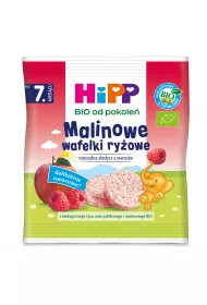 Hipp Malinowe wafelki ryowe od 7. miesica 30 g Bio