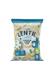 Oho! Chipsy z czerwonej soczewicy o smaku mietany i cebuli 100 g