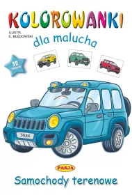 Samochody terenowe. Kolorowanki dla malucha