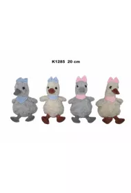 Pluszak Kaczka 20cm siedz�ca z kokard�/apaszk� Wielkanoc SUN-DAY K1285-24