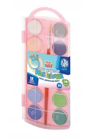 Farby akwarelowe pastel 12 kolor�w ASTRA