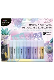 Derform Markery akrylowe metaliczne 10 szt.