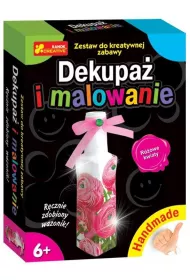 Handmade - Dekupa� i malowanie. R�owe kwiaty Ranok-Creative