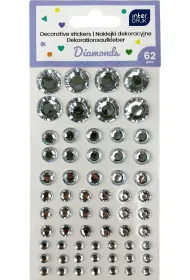 Interdruk Naklejki dekoracyjne Diamonds 62 szt.