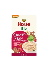 Holle Kaszka musli malina-truskawka po 1. roku 200 g Bio