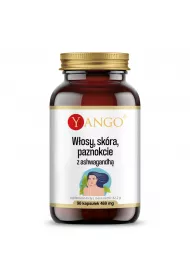 Yango Wosy, skra, paznokcie z ashwagandh - suplement diety 90 kaps.