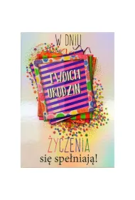 Trend Kartka okoliczno�ciowa UrodzinySilver LO26
