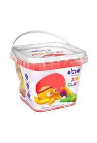 Okto Zestaw lekkiej powietrznej ciastoliny czerwonej 910ml