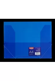 CoolPack Teczka A4 na gumk� transparentna niebieska 31.5 x 24.5 cm