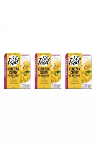 So Food Kurczak curry po indysjku z ryem zestaw 3 x 330 g