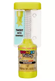 Wonder Factory Never Dry Dough Extruder - Yellow Mga Entertainment
