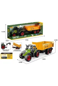 Traktor z przyczep� 35x9x8cm Adar