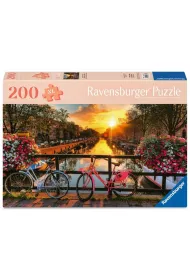 Puzzle 200 Sunset in Amsterdam Ravensburger