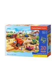 Puzzle maxi 20 el. Praca na farmie Castorland