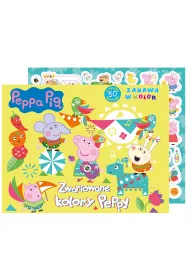 Peppa Pig. Zabawa w kolory. Zwariowane kolory Peppy