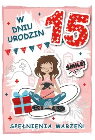Armin Style KARNET URODZINY 15 B6 Z KOP AS GM-1106 FOL