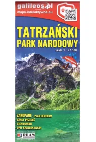 Mapa turystyczna Tatrza�ski Park Narodowy 1:27 500