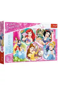 Puzzle 100 el. Magia ksi�niczek Trefl