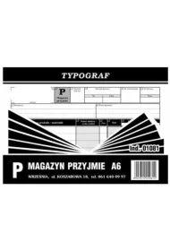 Druki samokopiuj�ce Typograf magazyn przyjmie A6 (S) (01081)
