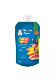 Gerber Junior Deserek jabko banan brzoskwinia morela mango powyej 1+ roku 110 g