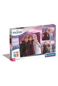 Puzzle 3x48 el. SuperColor. Frozen Clementoni