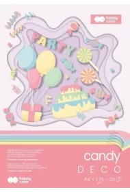 Blok Hobby Deco Candy A4/20K 170g HAPPY COLOR